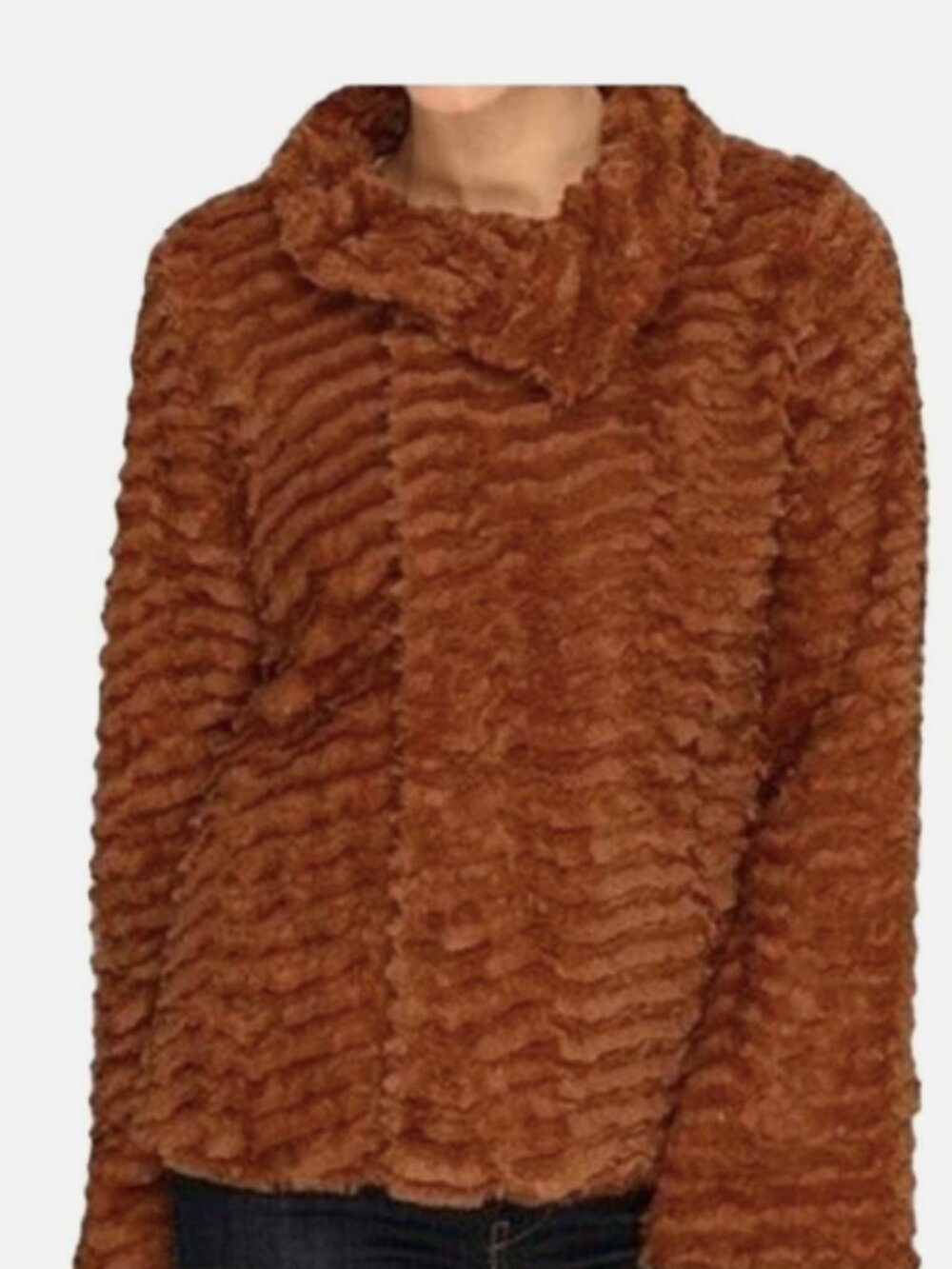 Patagonia Pelage Jacket Teddy Coat Faux Fur Cabincore Cozy Brown Size Medium